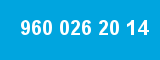 960 026 20 14 960 026 20 14